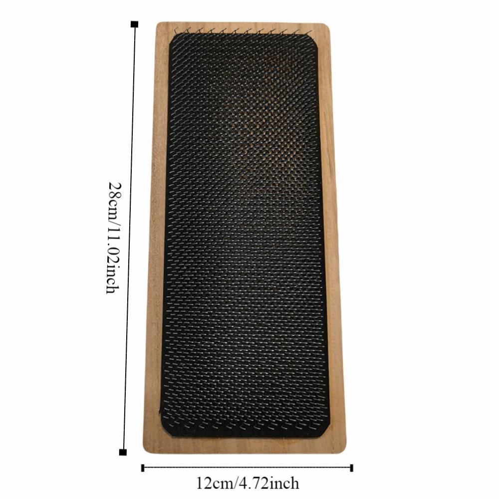1pc Hair Hackle Drawing Mat Hair Holder Wooden Hair Drawing Mat for Wig Making