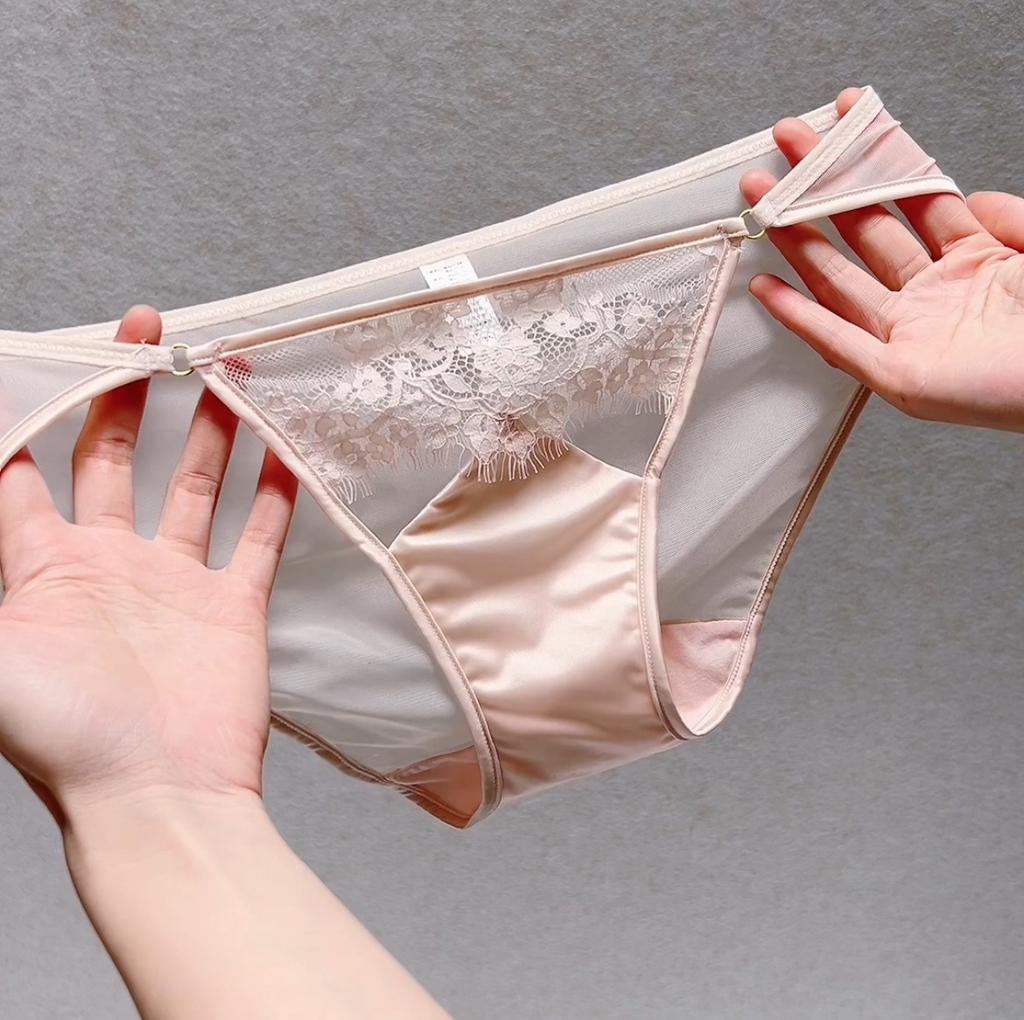 Women's Lace Panties Mid Waist Triangle Briefs Elastic Waist Sexy Comfortable Sexy Bikini Underwear Cheeky Underwear Panties Hipster Lace Trim Panties