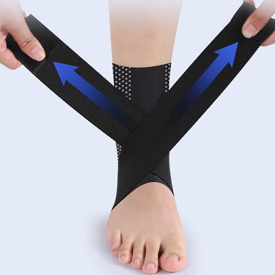 Ankle Brace for Men Women Stabilizing Ankle Wrap for Sprained Ankle Adjustable Foot Support Compression Sleeve for Tendonitis Arthritis