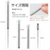 Titanium toothpick portable assembled mini detachable lightweight rust-resistant fruit pick case (detachable 73mm-titanium gray) washable reusable EDC