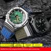 High Quality Elastic Nylon Watchband For Casio G-SHOCK GA-2100 2110 GM-2100 Series Modified Nylon Canvas Watch Strap Accessories