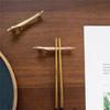 Easy To Clean Zinc Alloy Dachshund Chopstick Stand Holder for Home Dinning Table