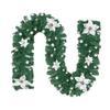 Christmas Illuminate Garland 8.8ft Rattan Christmas Battery Operated Artificial Flower Vine Plants Christmas Decorations
