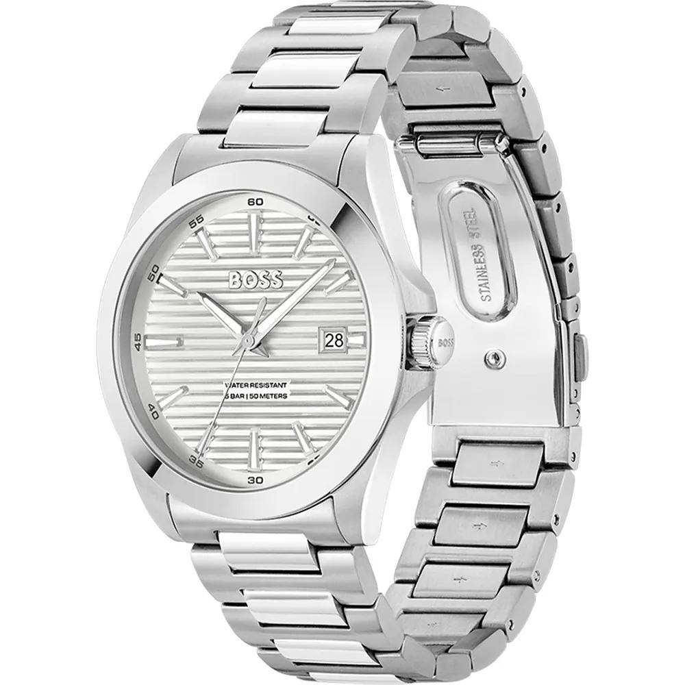 BOSS Strike Silver Stainless steel Men's Quartz Watch 1514176