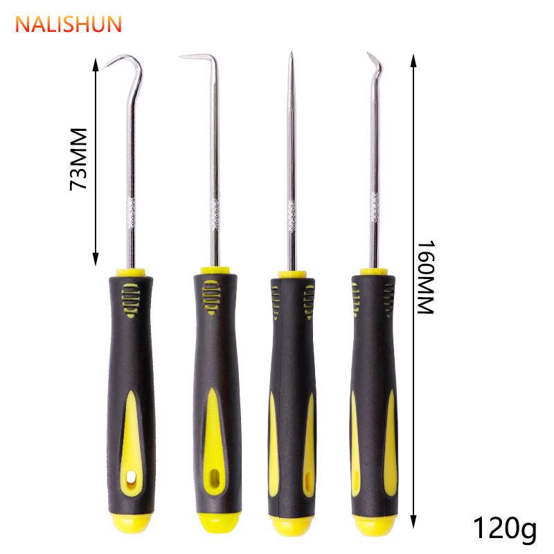 4-Piece Oil Seal Removal Set with Pry and Hook Tools