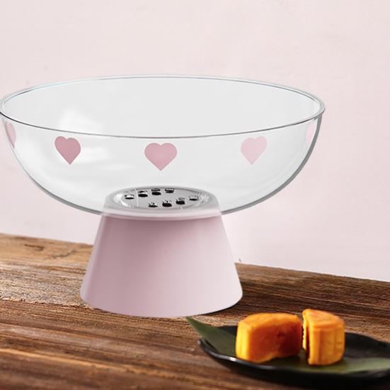 Fruit Tray with Drainage Base Creative Drip Fruit Basket for Kitchen Countertop Rapid Drainage Fruit Bowl