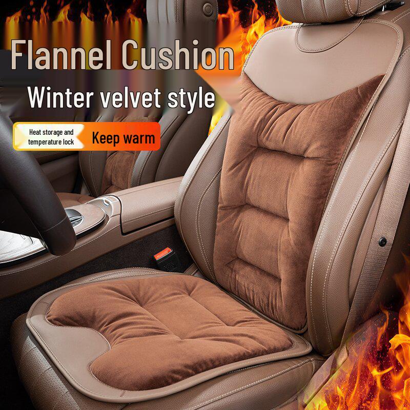 Flannel Warm Car Seat Cushion for Ideal L Series, Xiaomi SU7, YU Series