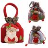 New Santa Claus Christmas Gift Bag Large Size Home Elk Xmas Packaging Bag New Year Party Favors Candy Handbag