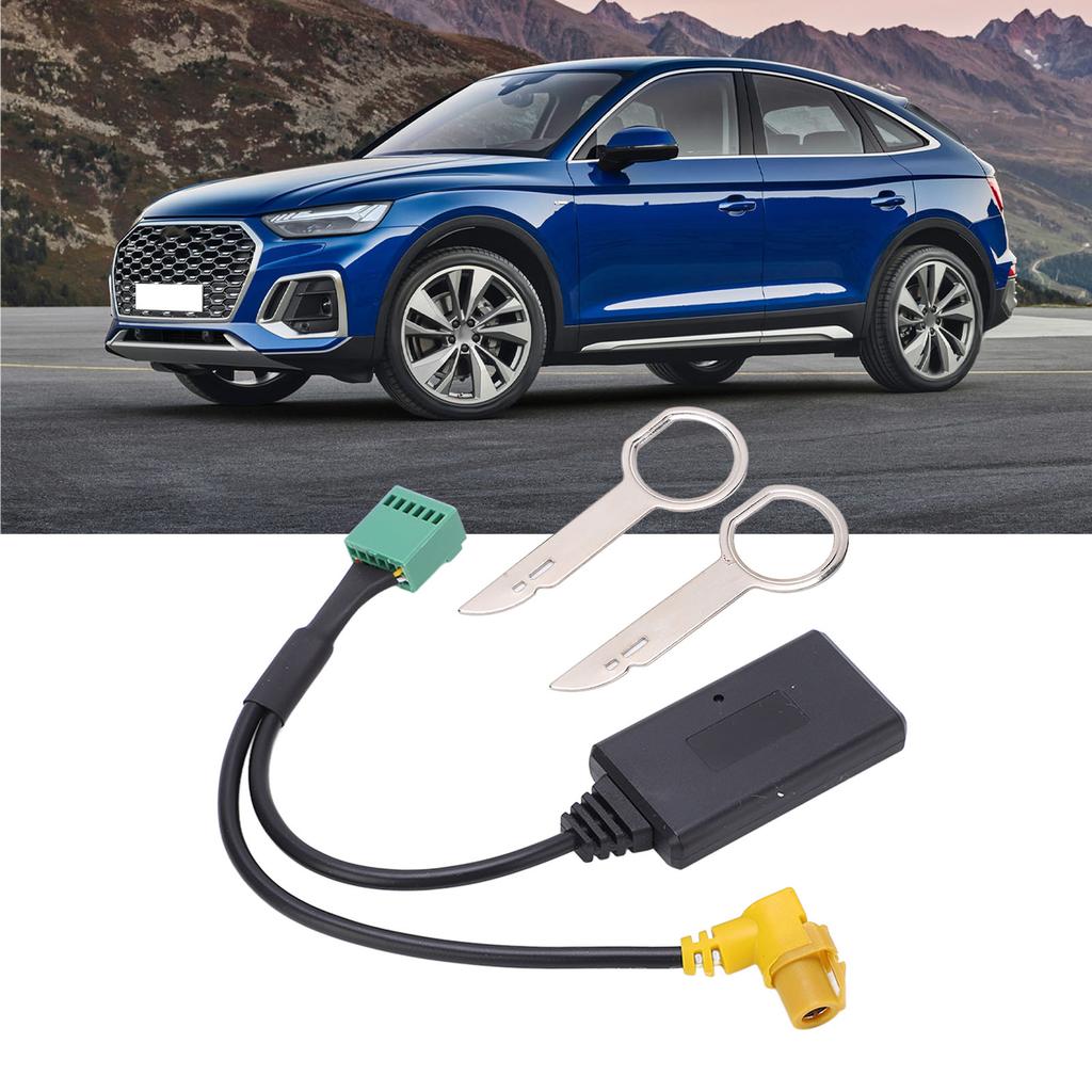 MMI 3G AMI 12Pin Bluetooth 5.0 Adapter do kabla AUX bezprzewodowe wejście Audio zamiennik dla A4 A6 Q5 Q7 A5 S5