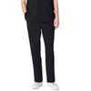 Fororason Scrub Pants, Uniform, Elastic Waist, Easy Care, Pockets, Stretch, Sizes 3S-3L, Medical, Nursing, Receptionist, FR0009 C-10, Black, SS