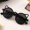 New Children Cat Ear Small Frame Round Sunglasses Brand Designer Fashion Sun Glasses Outdoor Shading for Girls Eyewear UV400