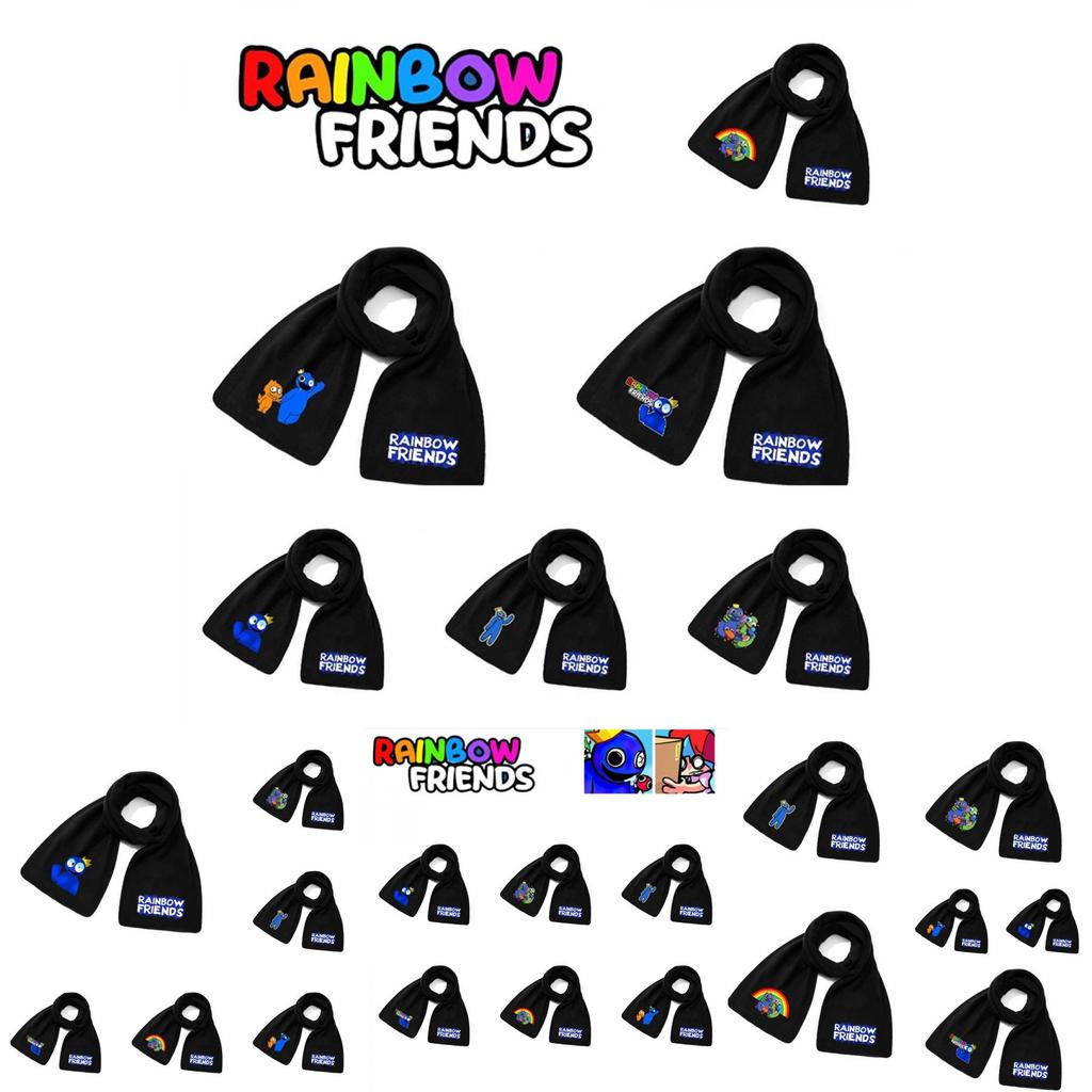 Polar Fleece Rainbow Friend Scarf For Men And Women Soft And Warm Neck Protector