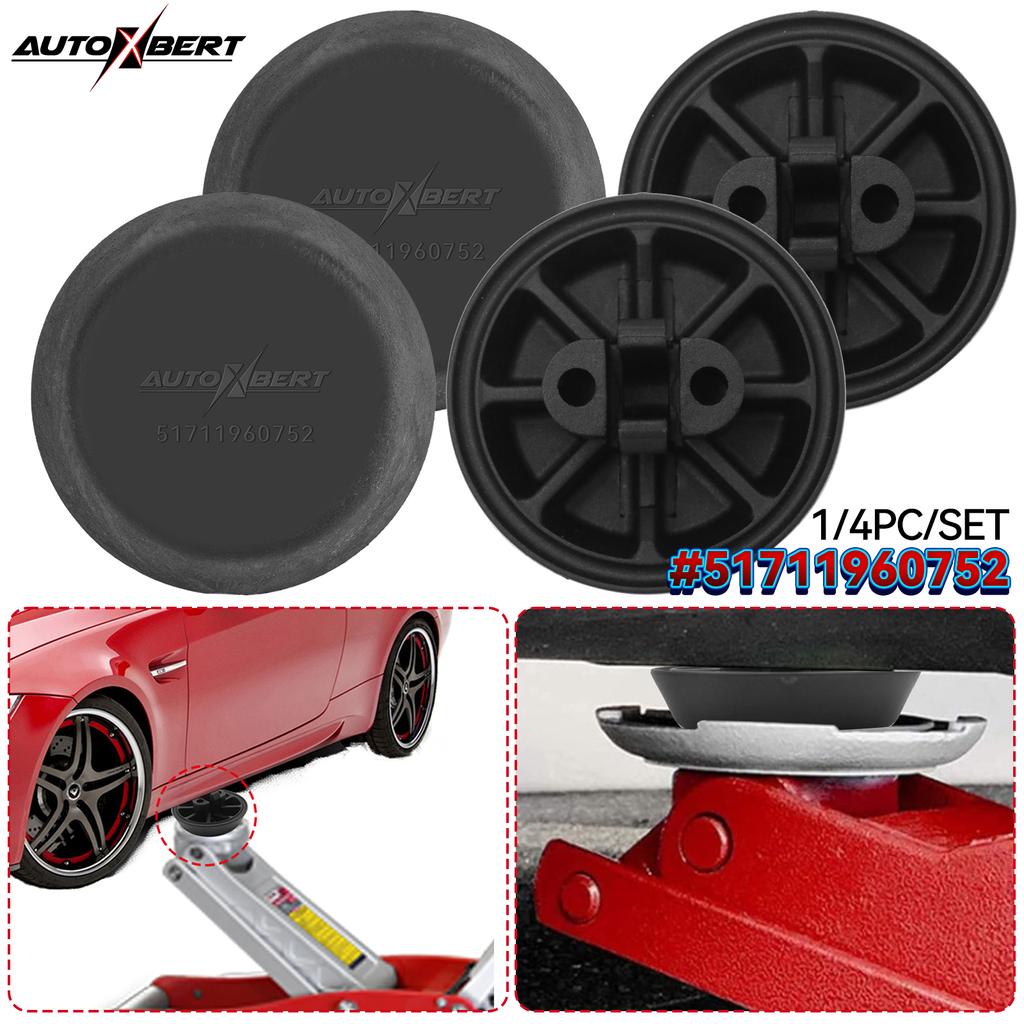 1/4x 51711960752 Car Accessories Under Jack Point Jacking Support Pad Cover Plug Block for BMW 3 SERIES E36 323 325 328 COUPE M3