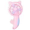 Mini Fan Adorable Shell Portable Pure Energy-saving Plastic Manual Cooling Fan Dorm Supplies