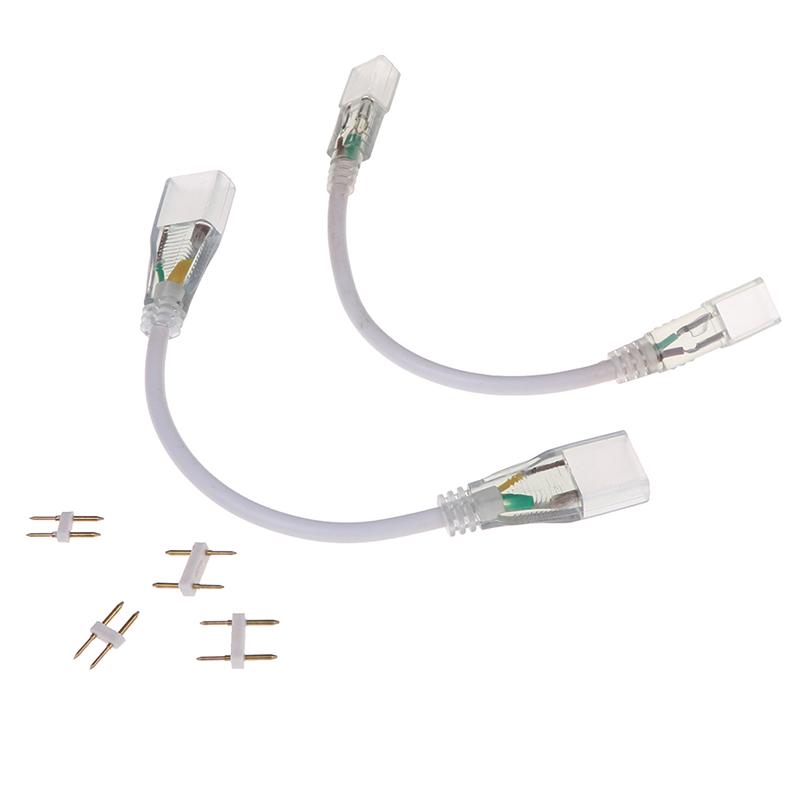 2pinový LED rohový konektor Rgb přímý konektor Střední dvojité konektory