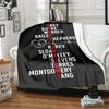 TV Figures G-Grey's Anatomy Throw Blanket Soft Flannel Thin Blankets for Bed Sofa Cover Bedspread Picnic Cooling Gift Home Deco