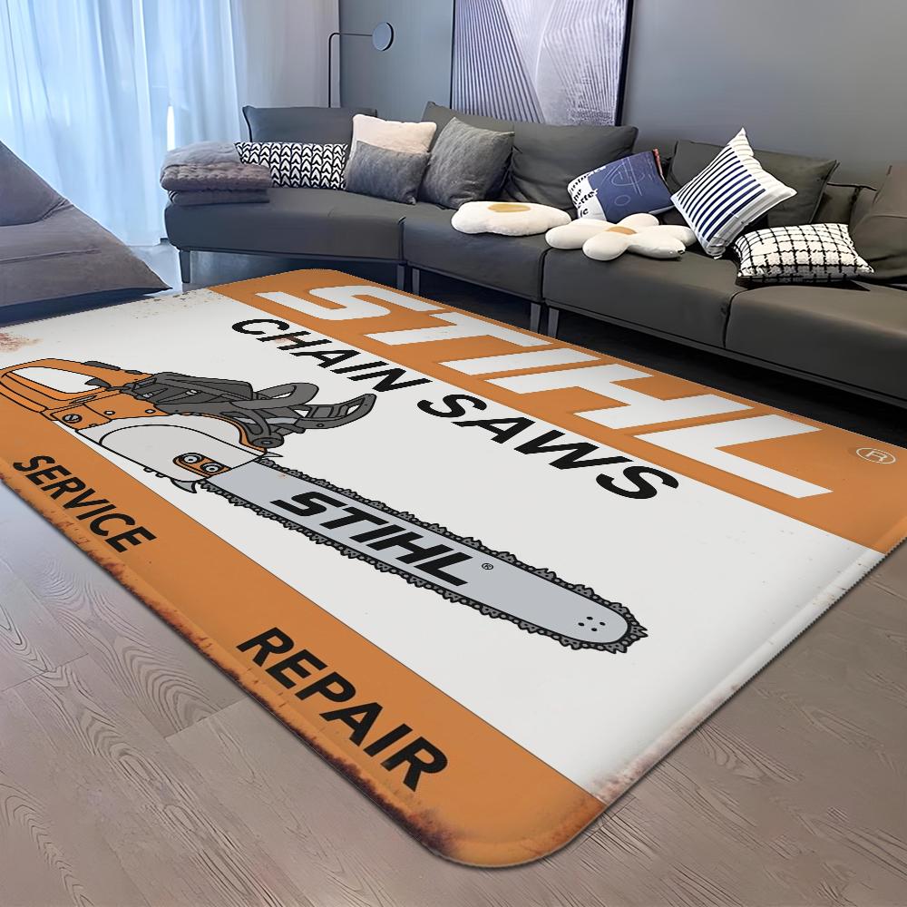 Logo Stihl Rohožka Dětský Pokoj Ložnice Dekorace Balkon Protiskluzová Rohožka Obývací Pokoj Domácnost Koberce