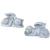 .Resin Angel Dog Cat Statue Garden Decor Puppy Tombstone Sculpture Ornaments Gifts For Yard Home Decoration Living Room Supplies