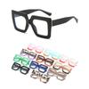 Oversized Anti-Blue Light Glasses Colorful Computer Eyewear Fashion Female Eyeglasses  for Women