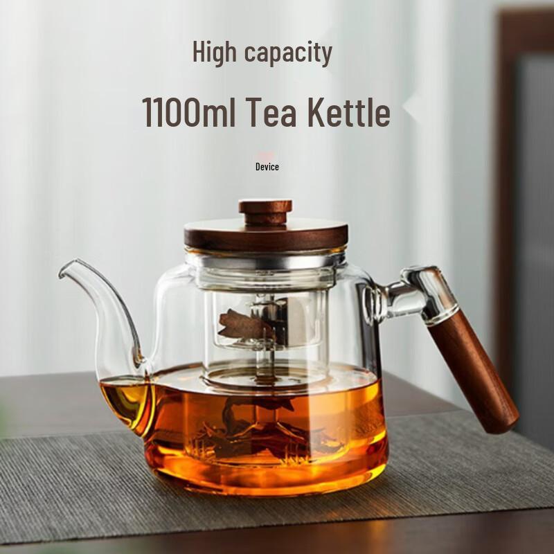 Handmade Glass Teapot with Infuser