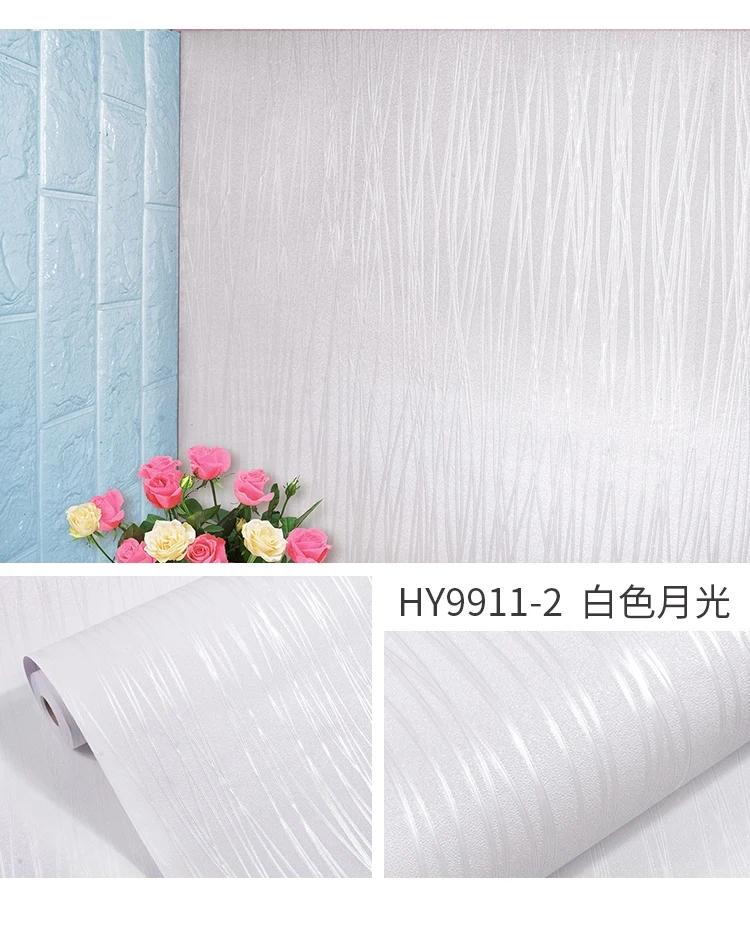 White Stripe Peel and Stick Wallpaper White Solid Color Contact Paper Stripe Self-Adhesive Wallpaper Removable Waterproof Decor