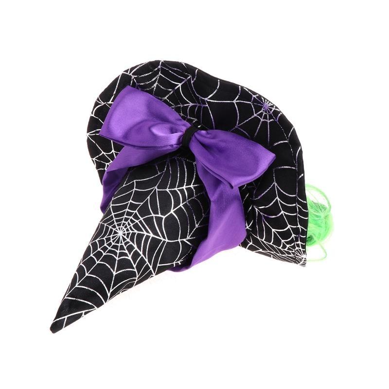Halloween Witch Hat for Pet Dog Cats Funny Caps Party Cosplay Decoration Dress Up Accessories for Holiday Parties