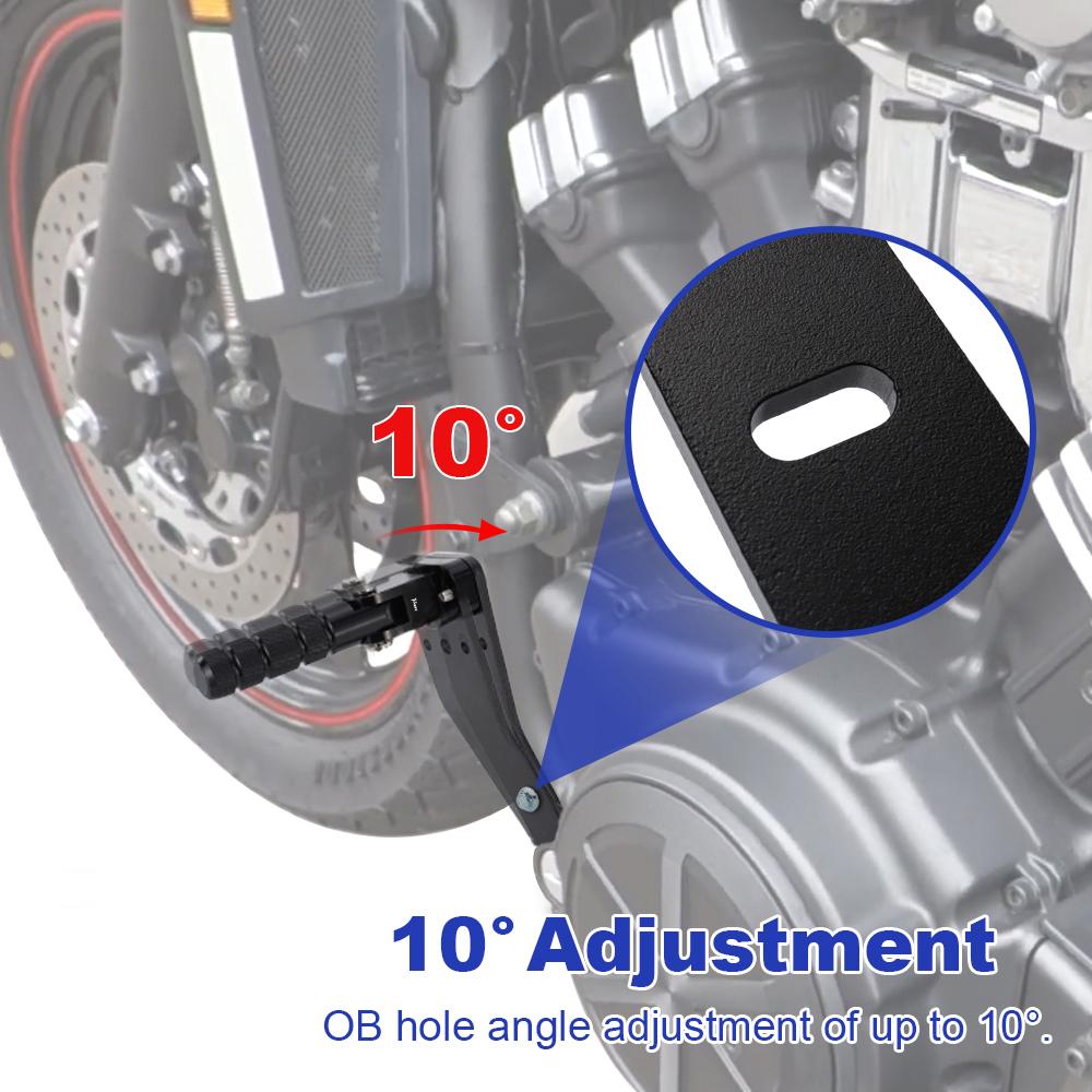 For Yamaha V-Max 1200 1985-2002 2003 2004 2005 2006 2007 Motorcycle Rider Foot Peg Footrest Kit Adjustable Highway Peg Mounts