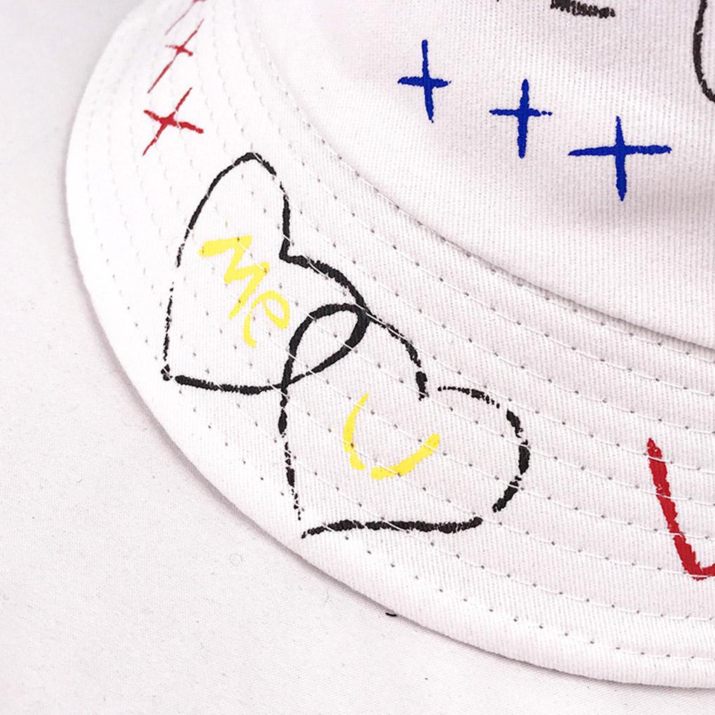 Hip Hop Bucket Hat Personalized Graffiti Style For Unisex Fisherman Hat Fisherman Hat Hip Hop Cap
