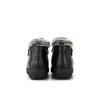 Daks Women S Ultra Light Fur Ankle bootS  Black  dlb413lS10