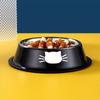 Colorful and Durable Stainless Steel Pet Bowl - Non-Slip Base, Easy To Clean - Ideal for Feeding and Watering Your Lovely Cat