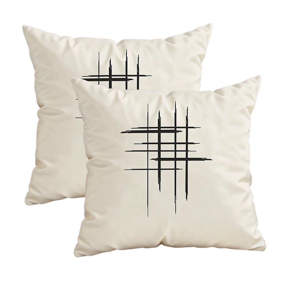 Stylish # Patterned Pillowcasezipper Design, Decorative Pillowcase, 45X45 Cm Pillowcase