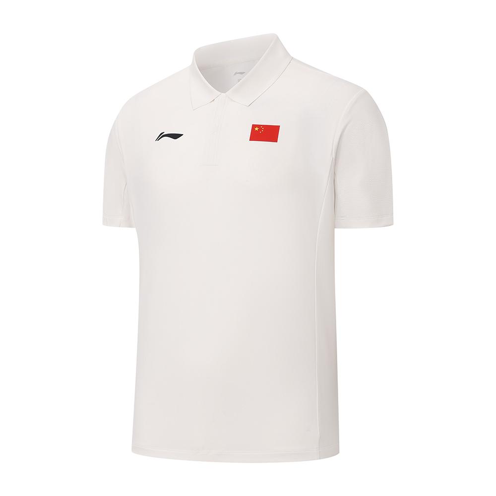 Li Ning Honor Gold Logo | 26 Spring Sports Polo Shirt Sponsored Unisex APLW069-1