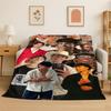 Fashion Malachi Barton Star Soft Flannel Throw Blanket,Warm Cozy Blanket for Bed,Couch,Sofa,Bedroom,Living Room,Travel,Picnic