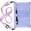Lenovo Tab M9 case, armored with stand and strap, purple