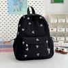 School bag new high value fresh sweet candy color backpack junior high school students lightweight travel backpack