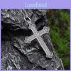 Geometric Cross Retro Necklace Electroplated Finish Unisex Fashion Accessory
