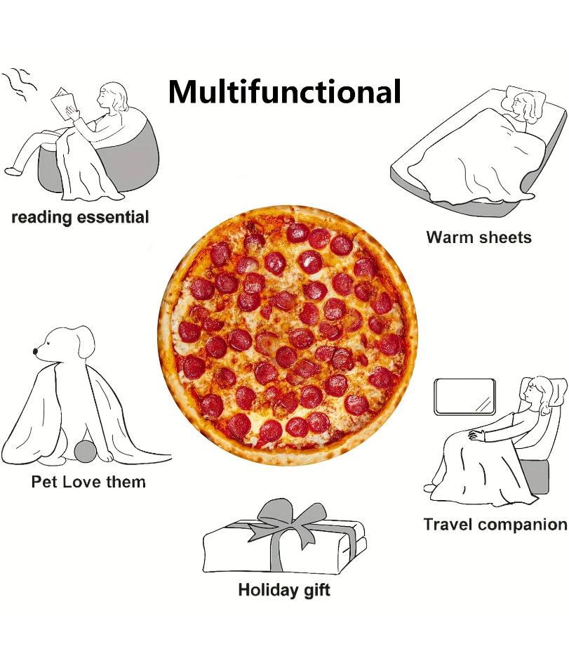 Burritos Tortilla Blanket Soft Plush Food Throw Blankets For Bed Sofa Bedspread Decorative Camping Picnic Winter Warm Blanket