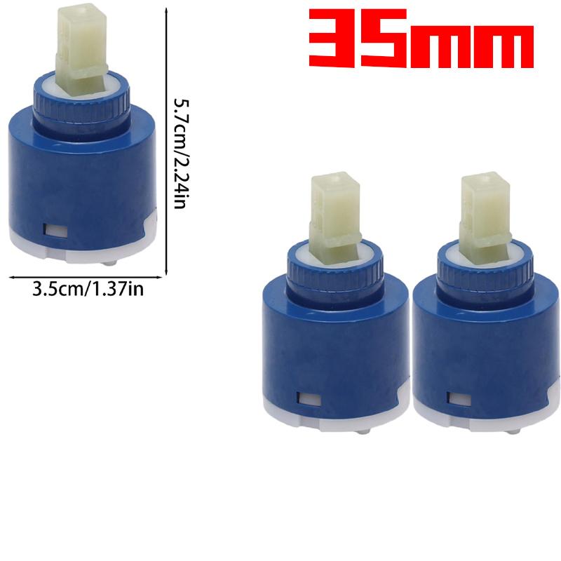 35/40mm Ceramic Disc Cartridge Bathroom Faucet Cartridges Replacement Parts Water Mixing Valve Faucet Cartridge Switch Accessory