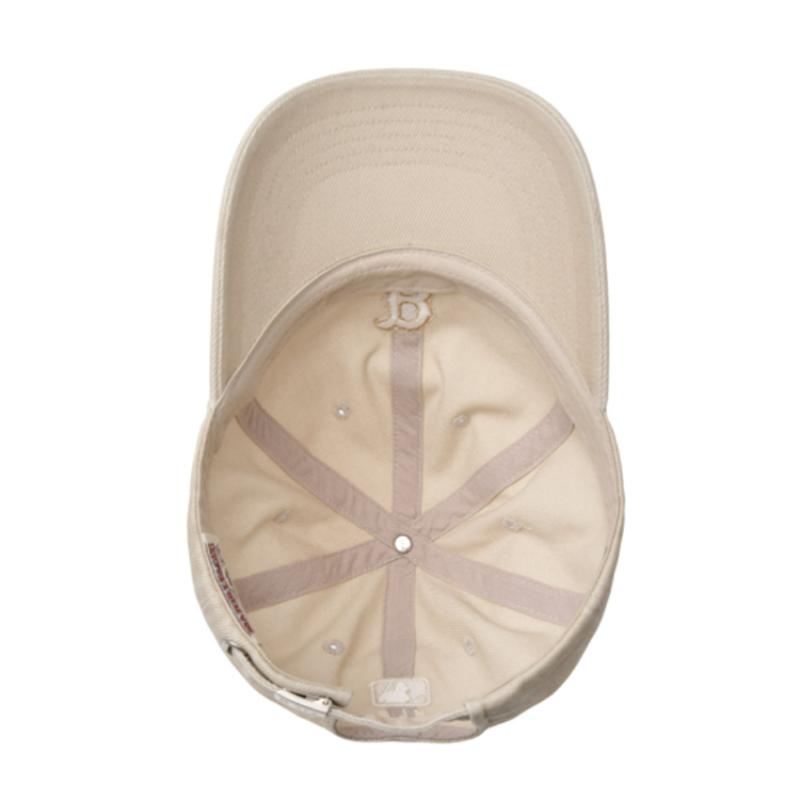 MLB Cotton Baseball Caps Unisex Light Beige Fashion 3ACPVV14N-43SAS
