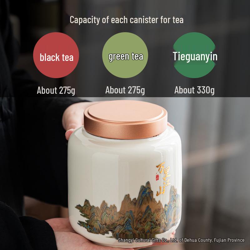 2026 Chinese Style High-Grade Tea Gift Box: Elegant Packaging for Pu'er, Black, and Longjing White Teas
