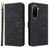 For Xiaomi Poco M7 Plus 5G/Poco M7 4G (169mm) Case Wallet RFID Blocking PU Leather Phone Cover Stand with Strap