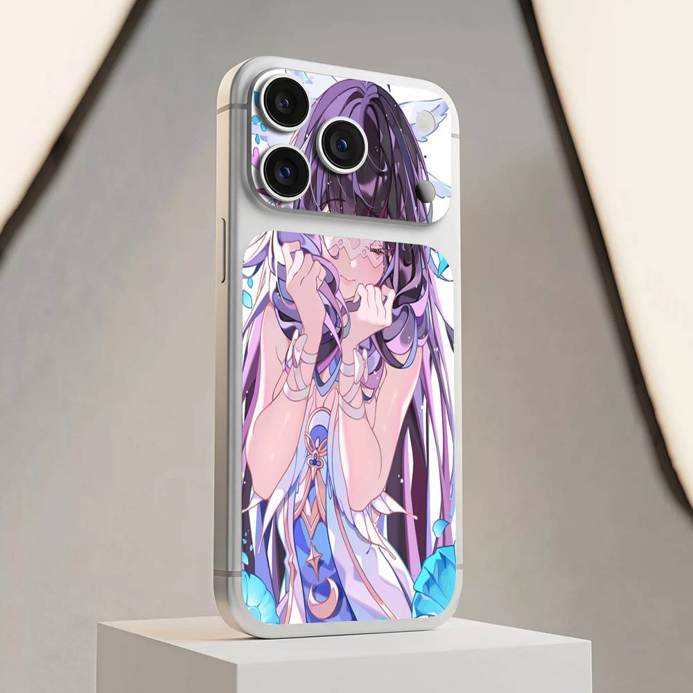 

Genshin Impact Columbina For Apple iPhone 17 pro Max /17 pro body Back Cover Decal Skin Colorful Rear Protective Sticker Film iPhone 17 Pro