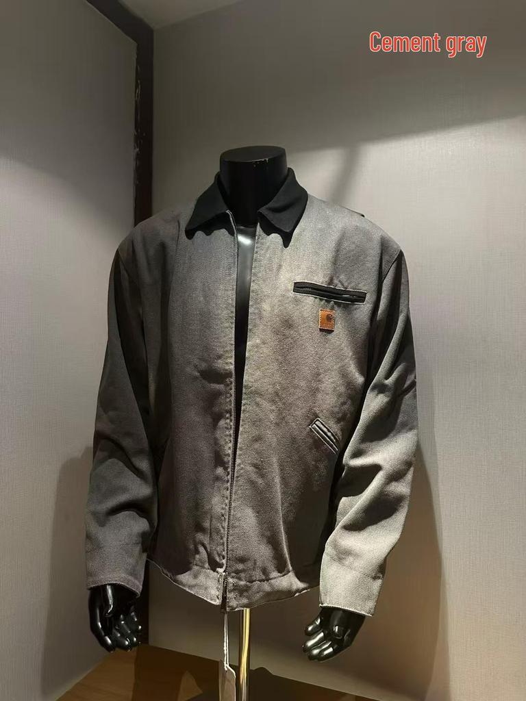 Carhartt J97 American Detroit Sliten Kanvas Dragkedjejacka