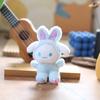 Cute Kuromi Cinnamoroll My Melody With Bow Rabbit Shaped Plush Pendant Toy