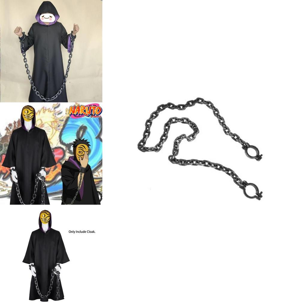 Vysoce kvalitní Naruto Akatsuki Tobi Uchiha Obito župan plášť kostým