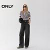 ONLY Women's 2025 Autumn Color Block Stripe Polo Knit Top