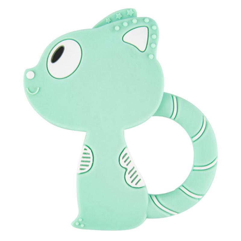 Silicone Baby Teether Molar Toy Cartoon Turtle Shape Teether Pendant Baby Care