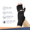 1Pair Copper Arthritis Compression Gloves Fingerless For Carpal Tunnel Rheumatoidtendonitis Computer Typing Joint Support