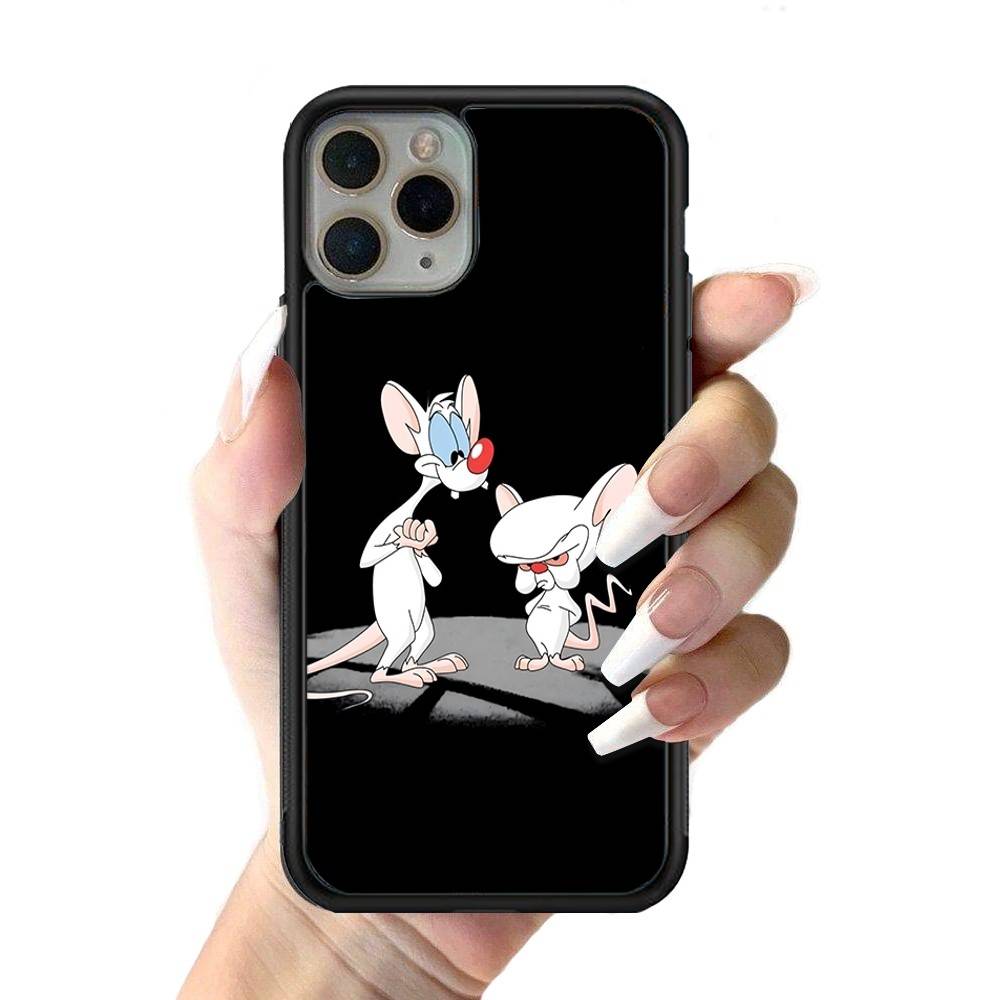 Pinky And The Brain Phone Case Silicone PC+TPU For For iPhone 11 12 13 14 15 16 Plus Pro Max Cover