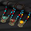 Exotic Bohemia Hair Chain Eyebrow Pendant Turkish Headwear Sweater Chain Indian Headdress  Travel